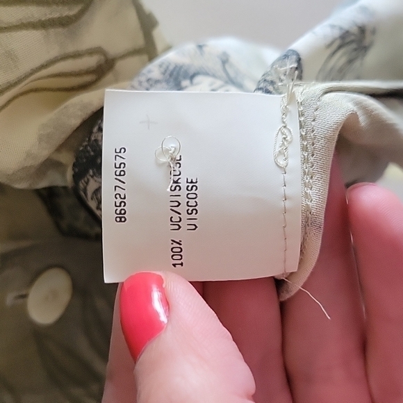 𝅺gerry WEBER Vintage Short Sleeve Button-down Shirt 44 - Picture 5 of 7